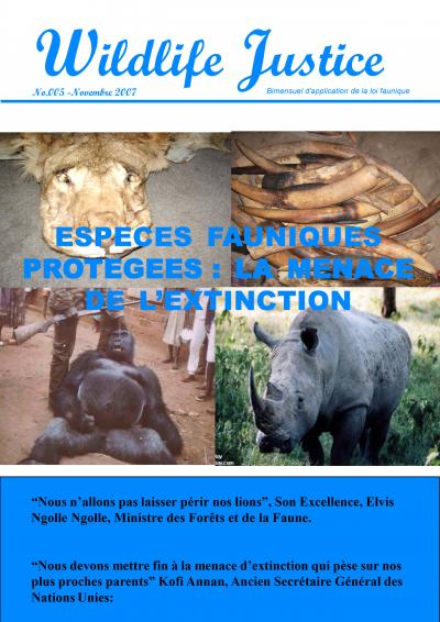 5 - Especes fauniques protegees : la menace de l’extinction