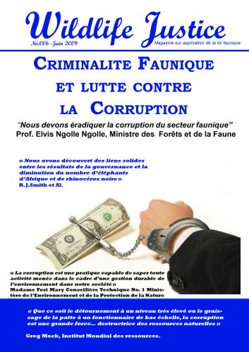 6 - Criminalite faunique et lutte contre la corruption