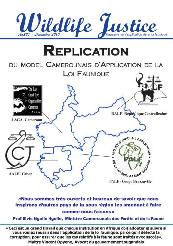 7 - Replication du model camerounais d’application de la loi faunique